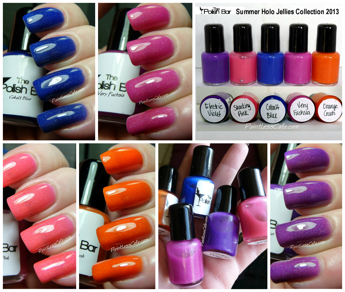The Polish Bar Summer Holo Jellies Collection 2013 Pointless Cafe