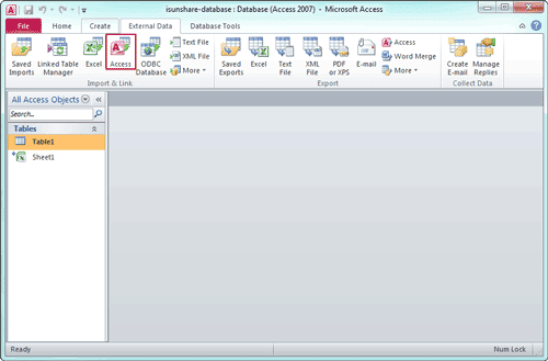 open access database in Access open access database in Access