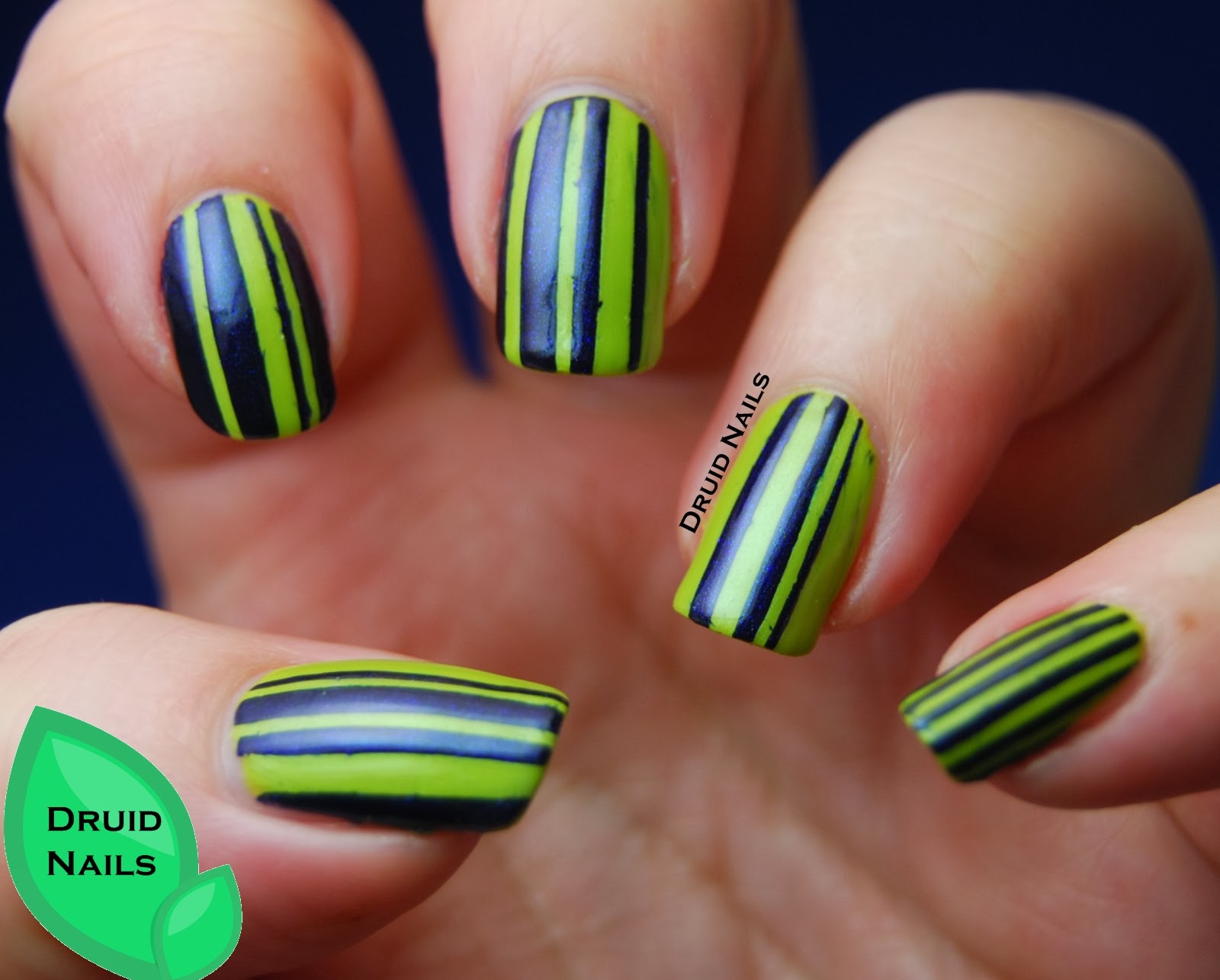 Druid Nails: Golden Oldie Thursday - Stripes