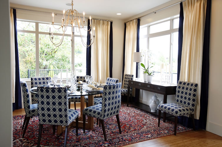 Modern Maizy Banded Curtains