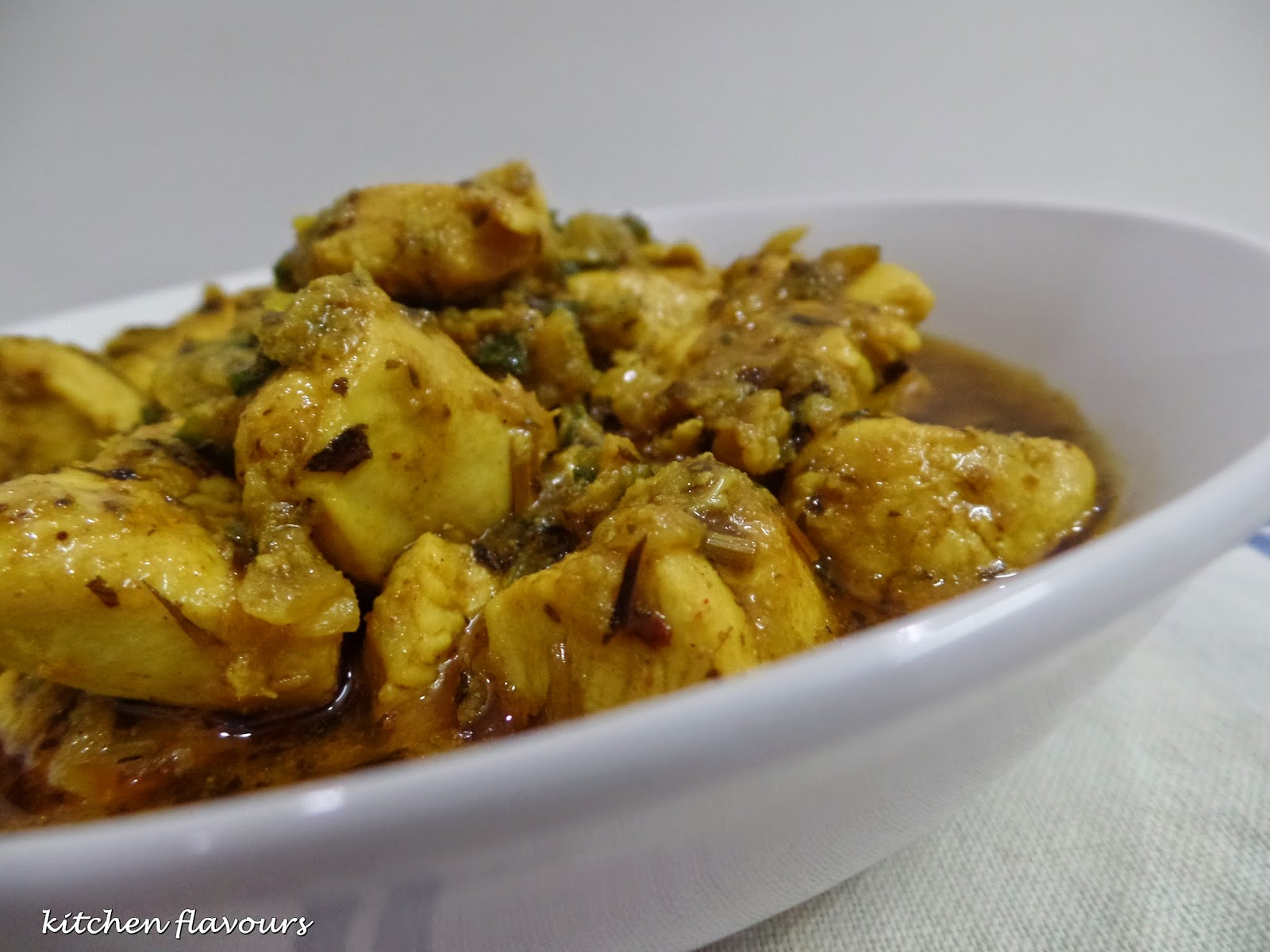 kitchen flavours Fenugreek Chicken (Methi Chicken)