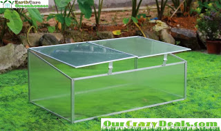 EarthCare Grow Wise Double Cold Frame Greenhouse: Available at OurCrazyDeals.com