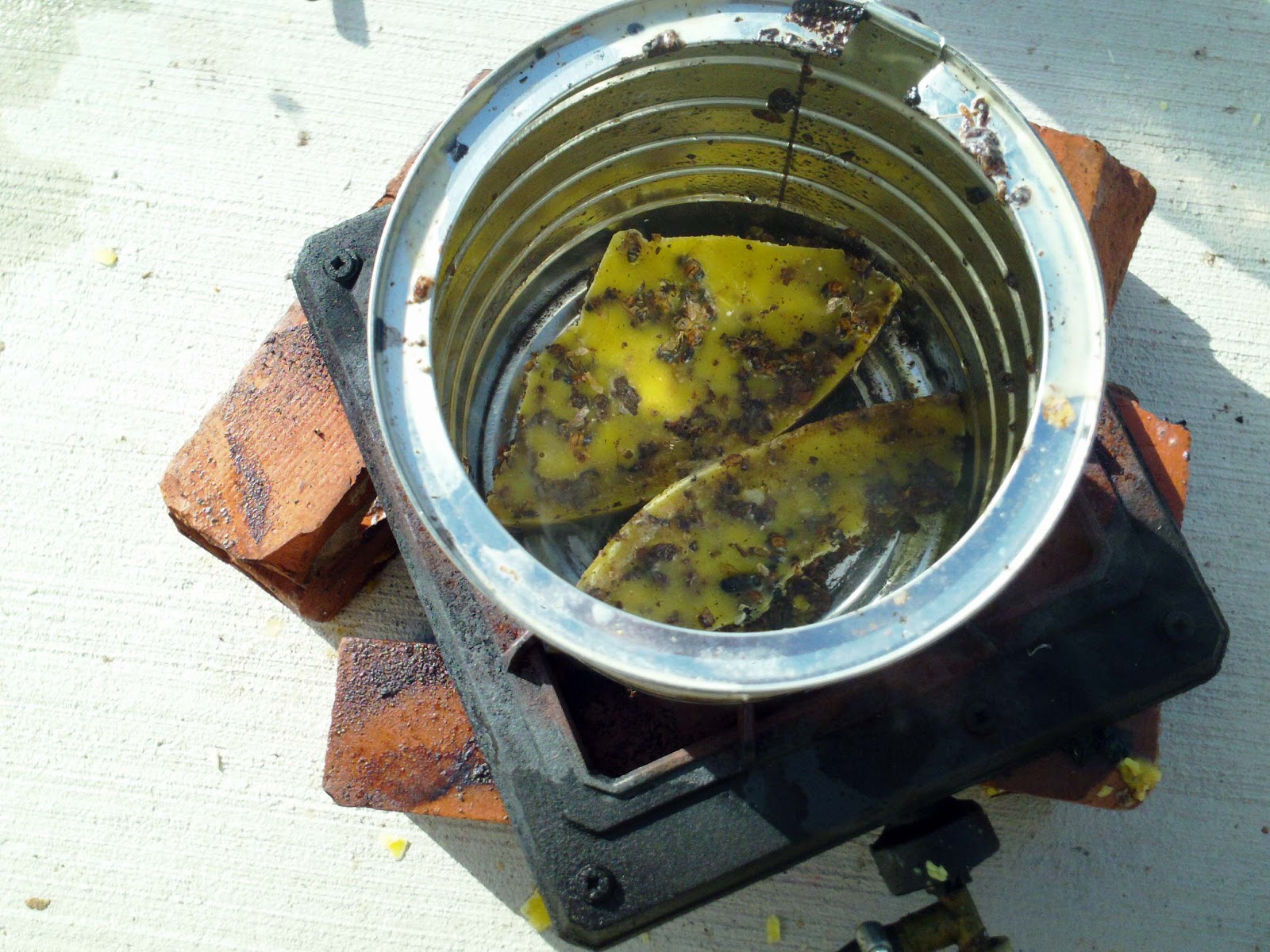 Fitzpatrick Farm How to refine beeswax