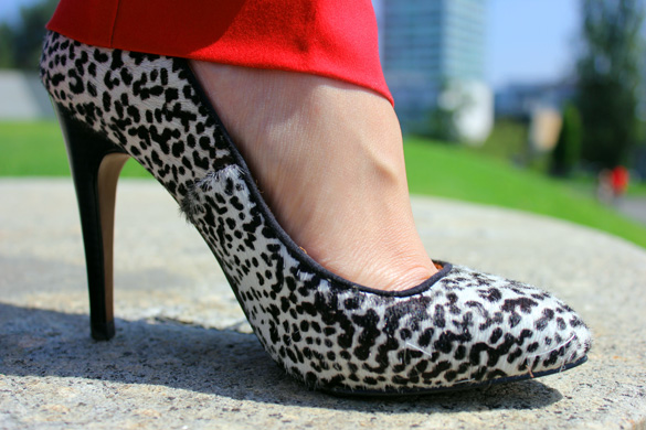 Zara Leopard Print Heels