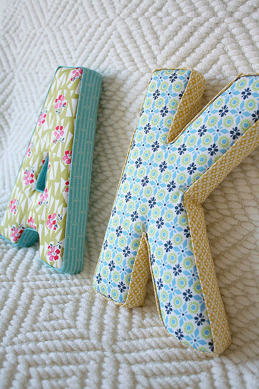 how to fabric letters