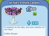 The Sims Social Get Free Mr Fud's Evening Candies