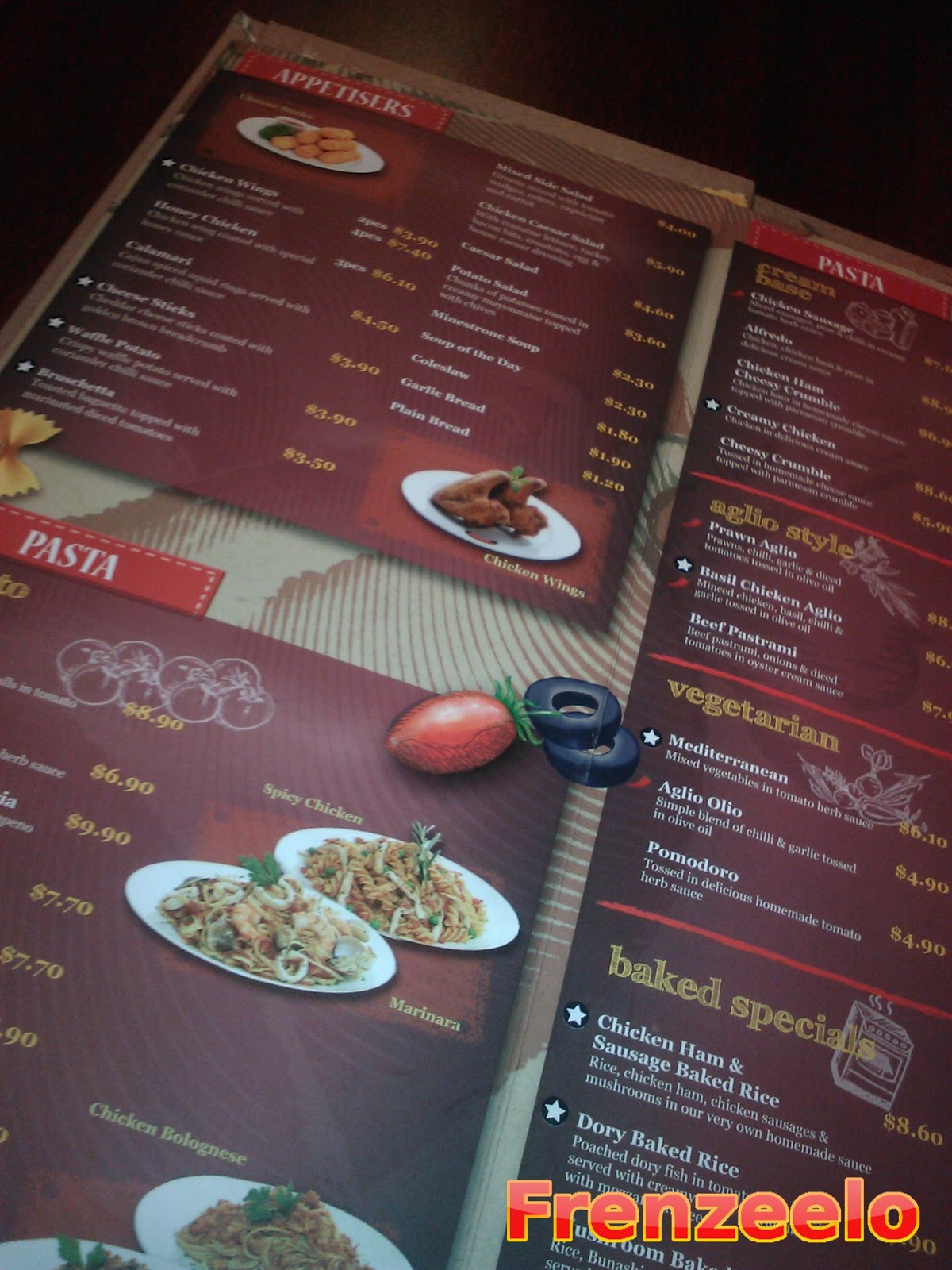 Frenzeelo Pastamania Hougang Mall