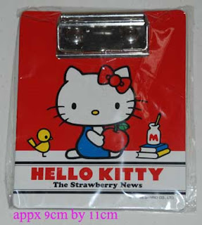 Hello Kitty clipboard