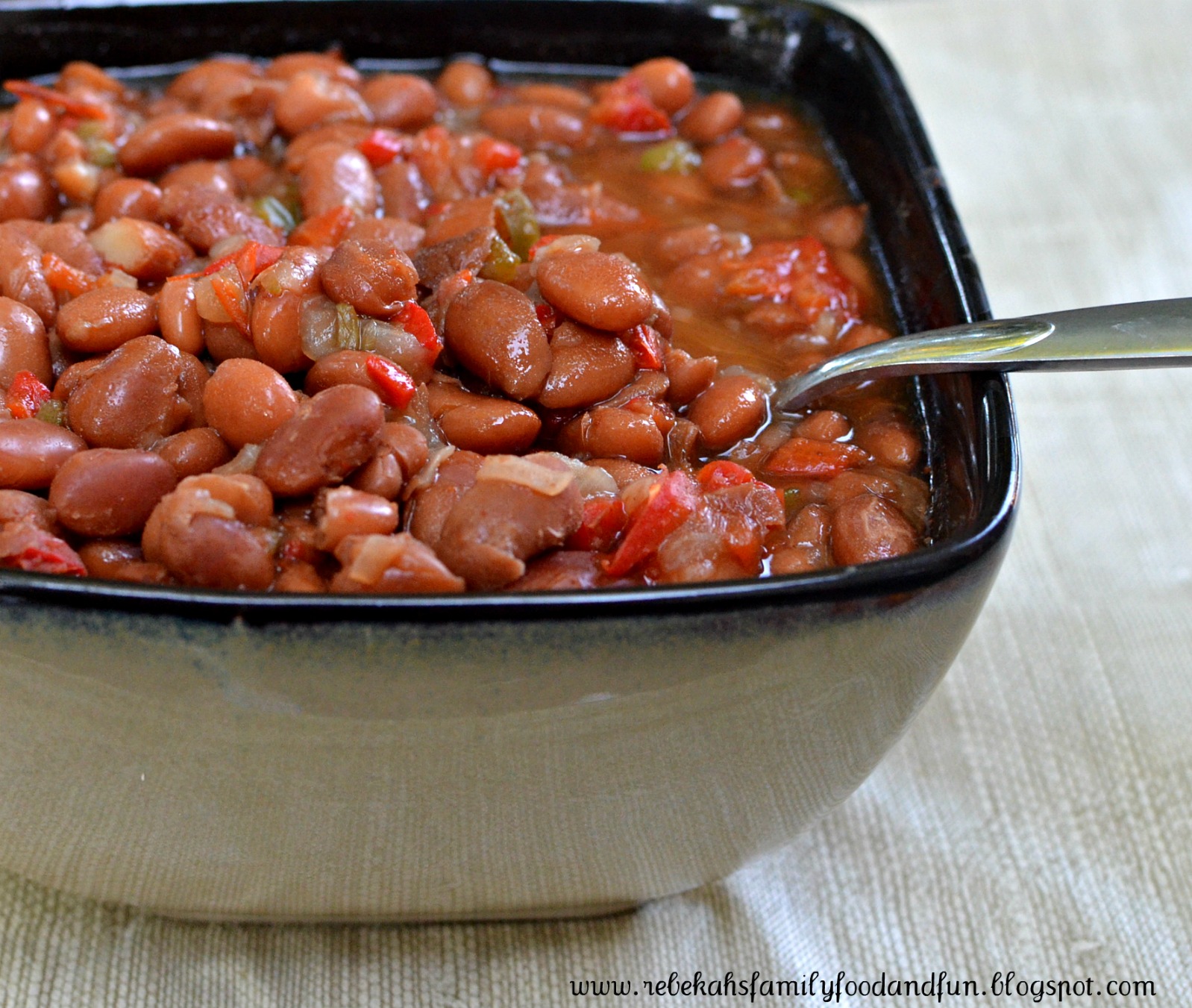 Family, Food, and Fun Spicy Brown Beans