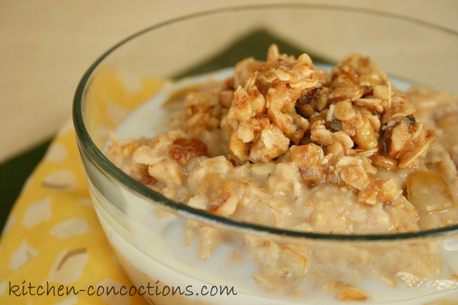 Pear Crisp Oatmeal Kitchen Concoctions