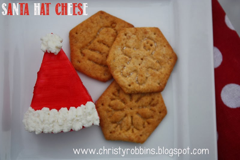 Christy Robbins Santa Hat Cheese