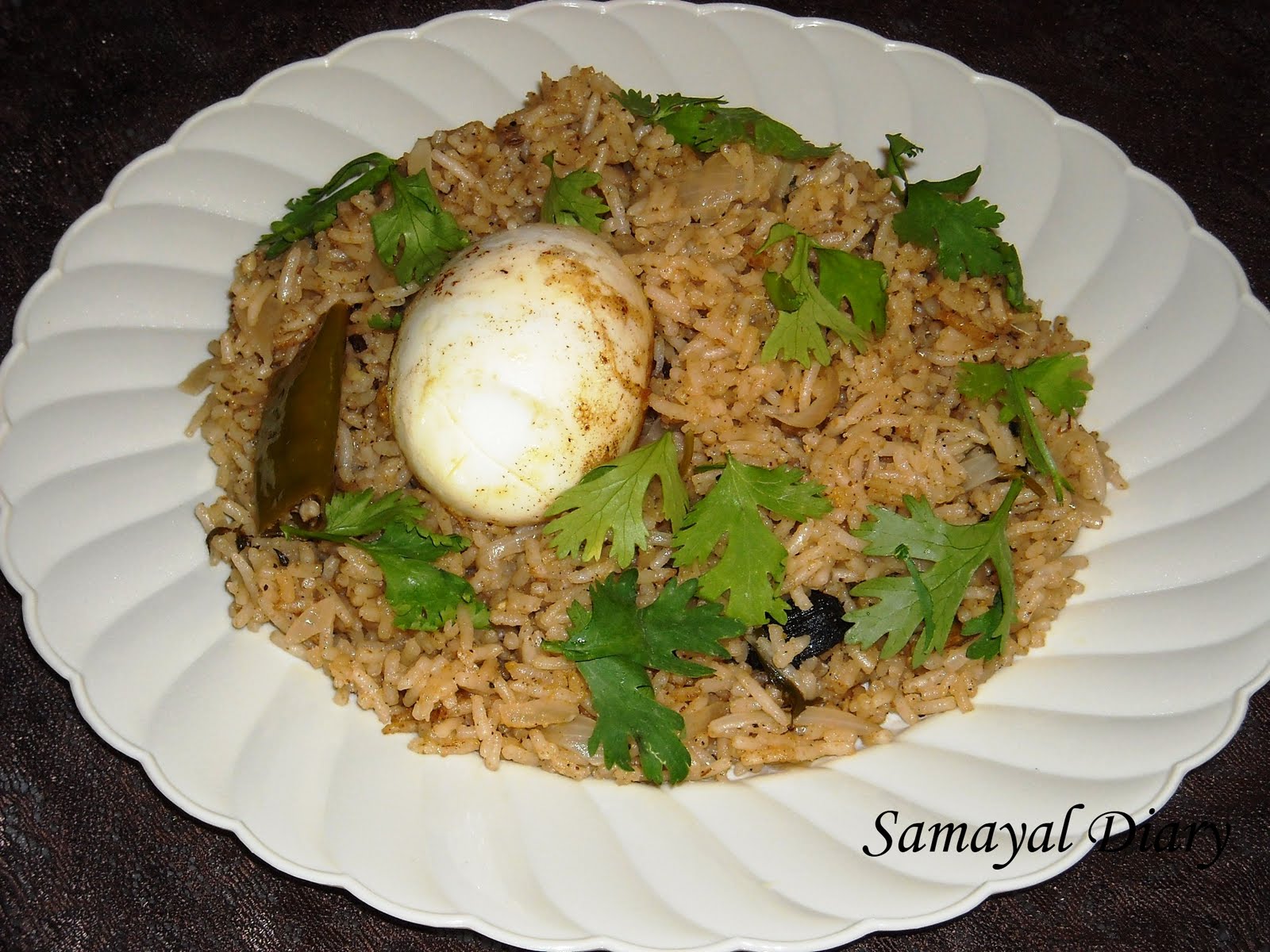 Egg Biryani Samayal Diary