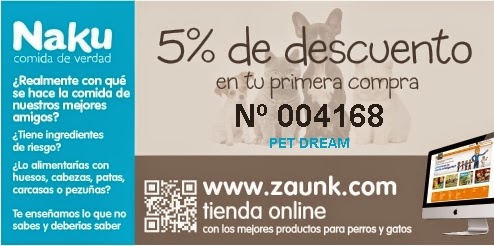 Naku, ya disponible en Pet Dream Cupon+naku