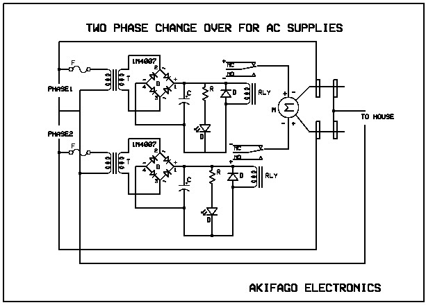 AUTOMATIC 2 PHASE SWITCH OVER CIRCUIT | AKIFAGO PERSONNAL DISCOVERIES