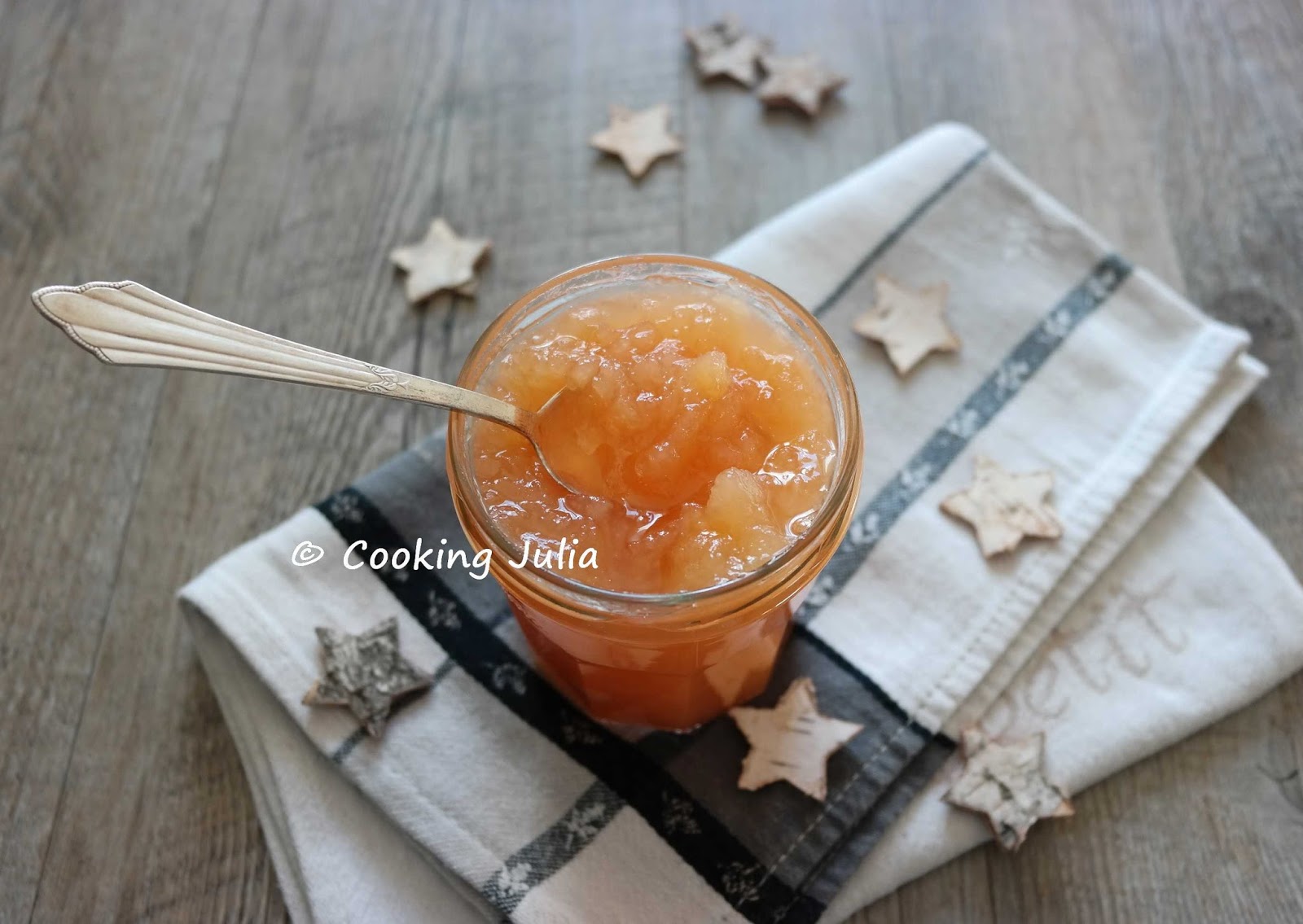 COOKING JULIA CONFITURE DE COINGS