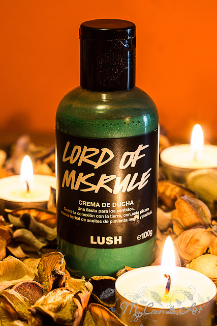Ediciones limitadas de Lush para Halloween: crema de ducha Lord of Mirsule y Burbuja de baño Sparkly Pumpkin. 