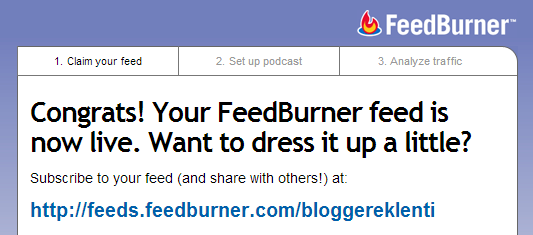 blogger feedburner ayarları blogger feedburner kurulumu