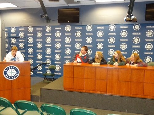 Safeco tour Seattle Mariners Interview Room