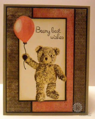 Stamps - Kitchen Sink Stamps Multi Step Teddy Bear Wishes and Multi Step Bunch 'o Balloons