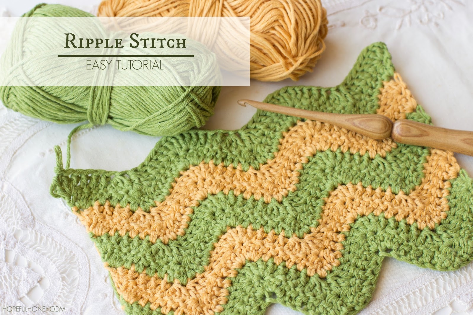 ... , Create: How To: Crochet The Ripple (Chevron) Stitch - Easy Tutorial