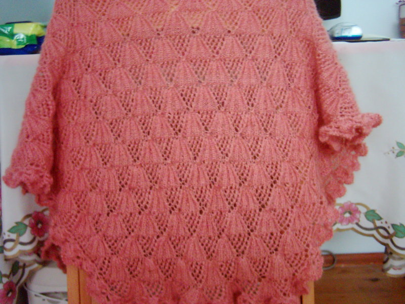 free knitting pattern: new rectangular knitting shawl patterns