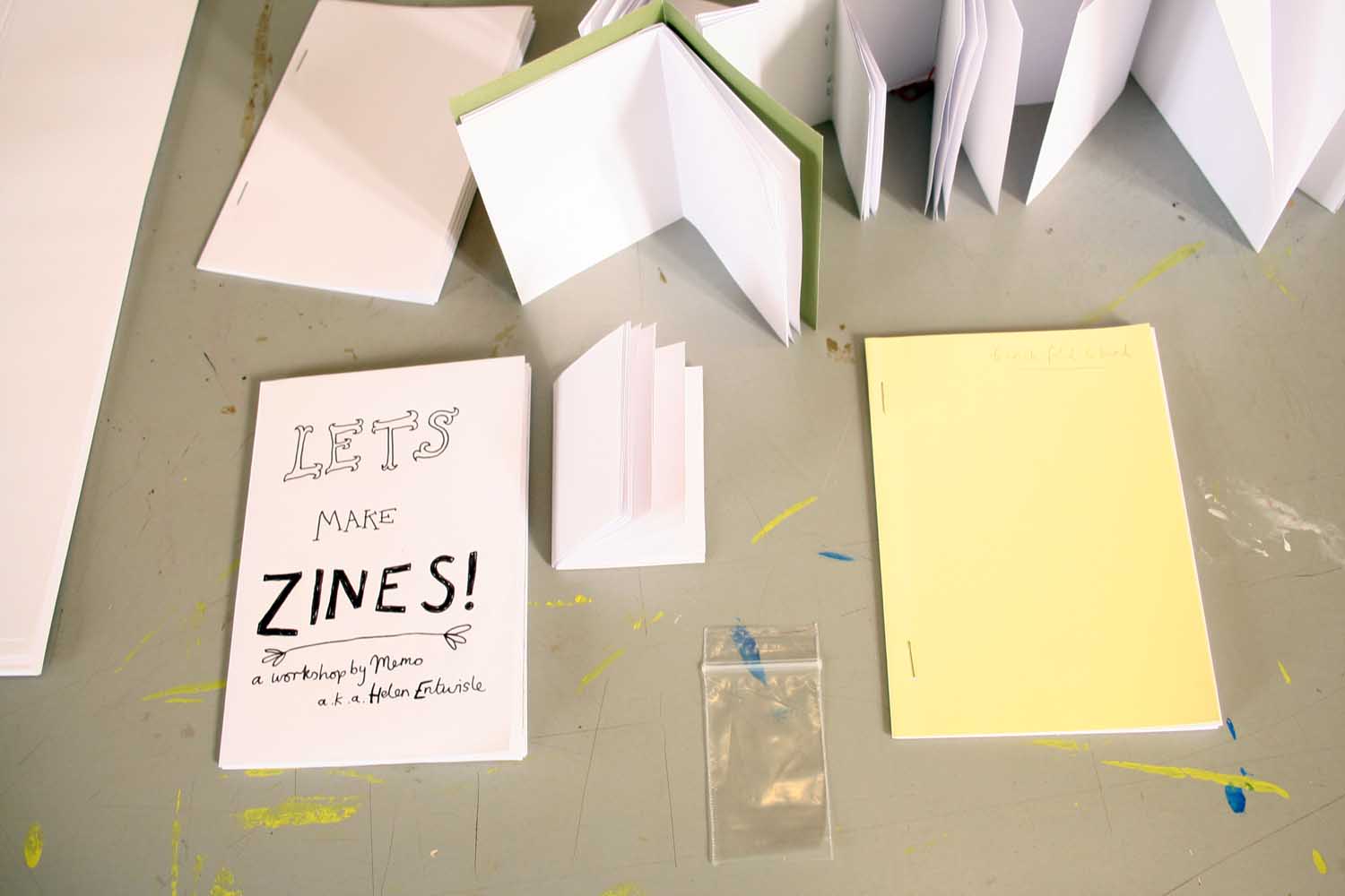 Memo Illustration zine making