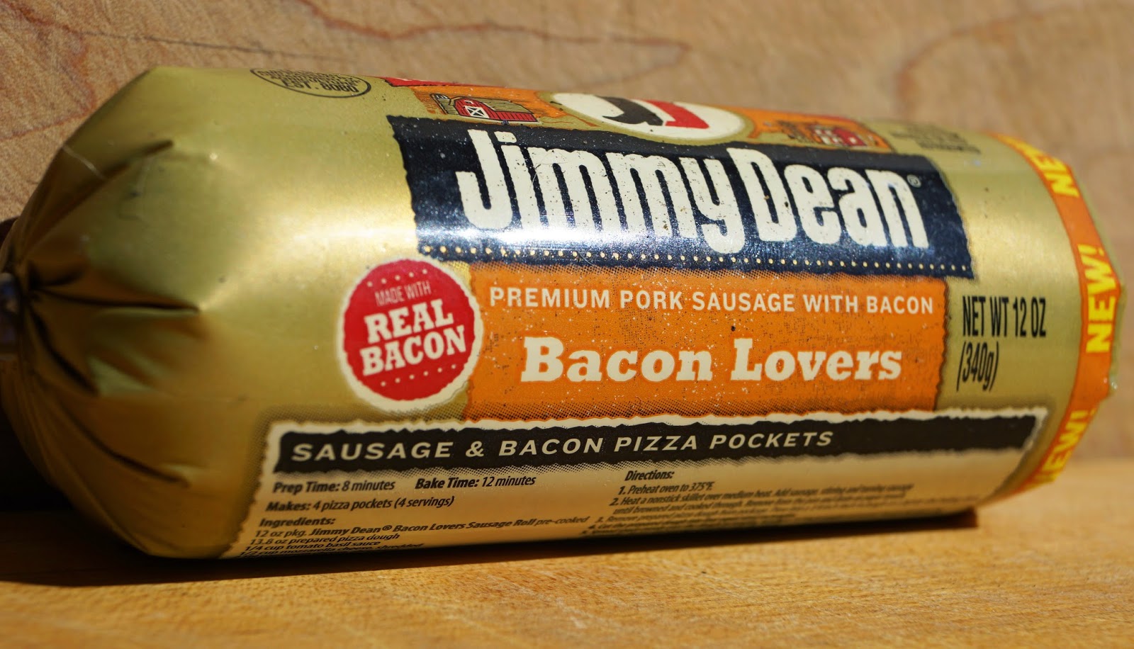 MAD MEAT GENIUS JIMMY DEAN BACON LOVERS SAUSAGE