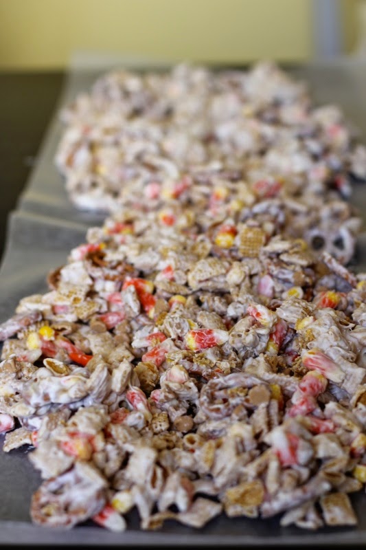 The Chronicles of Ruthie Hart White chocolate Halloween snack mix