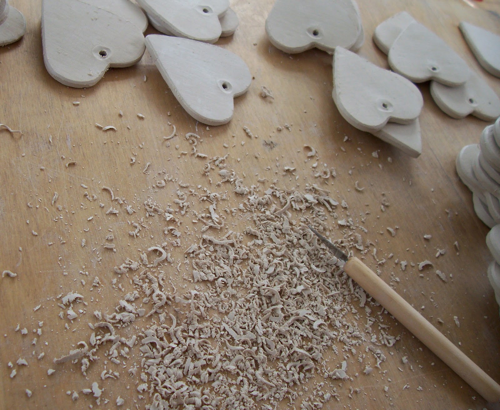 Little Brick House Clayworks Refining Tutorial. Porcelain Heart