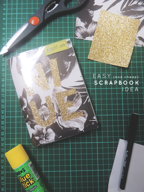 Lovingly, Kate EASY (and cheap) SCRAPBOOK IDEA