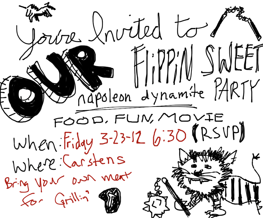 SC LIFE as a WIFE Napoleon Dynamite Party LUCKY!