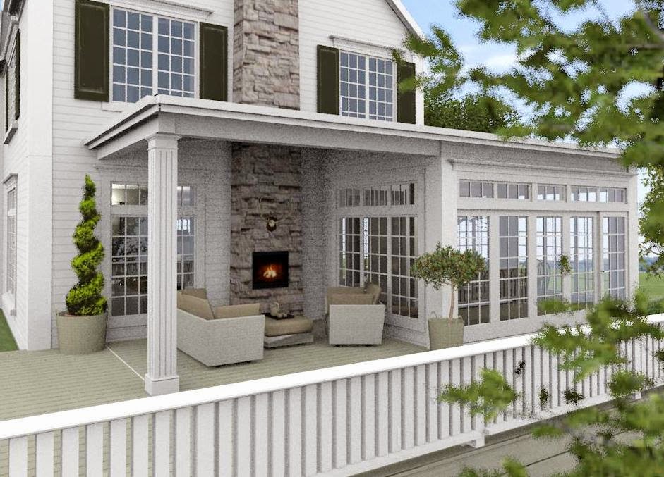 Den vita drömgården: inredning till ett new england hus