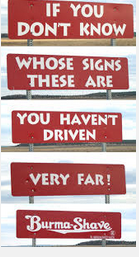 Hullinger Heritage: Burma Shave