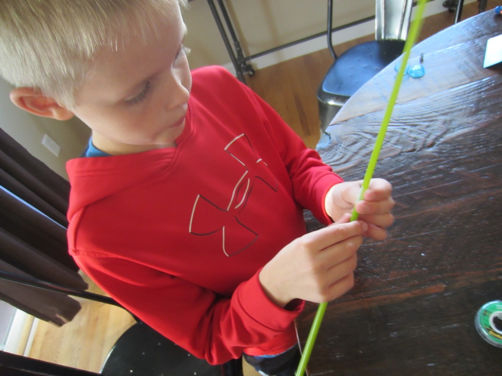 Learning about Air Pressure with a SUPER Long Drinking Straw