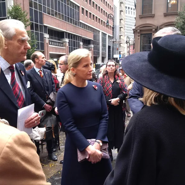 Sophie, Countess of Wessex visits The National September 11th Memorial Museum