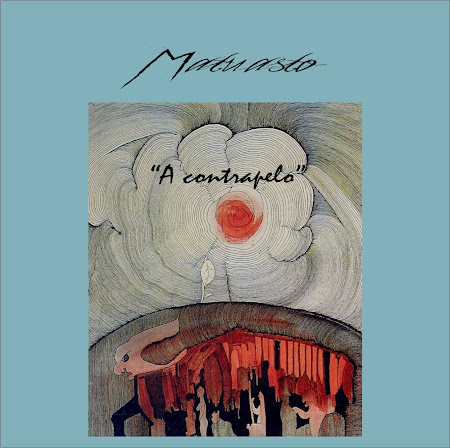 Tapa CD "A contrapelo" con el quinteto - 2001