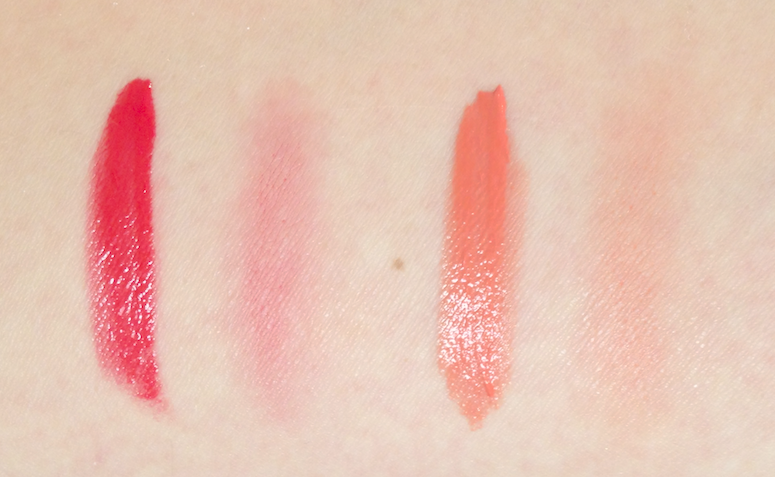 YSL Kiss & Blush Lips & Cheeks - #5 Rouge Effrontée and #7 Corail Affranchi