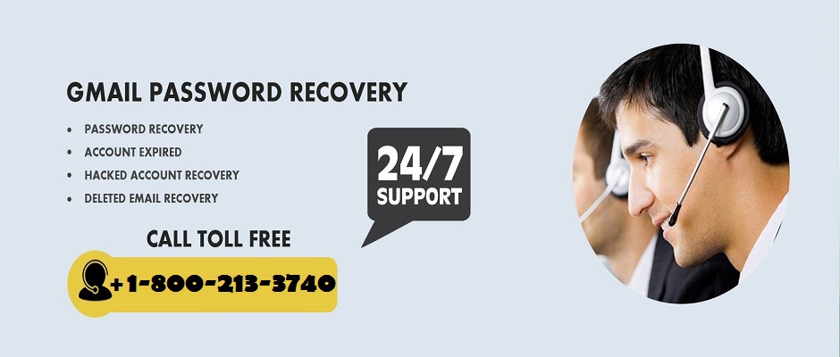Gmail Password Recovery Number 1800-213-3740 For Help