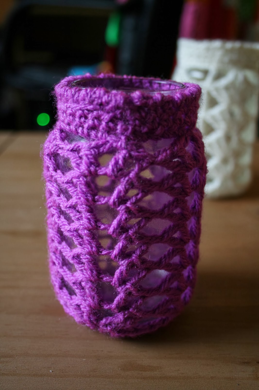 Hazel's Crochet Candle Jar Covers