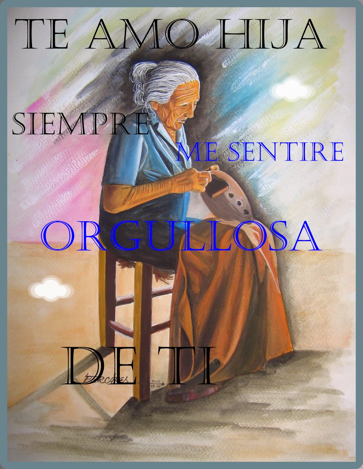 LA VIDA ES BELLA CARTA DE UNA MADRE ANCIANA A SU HIJA