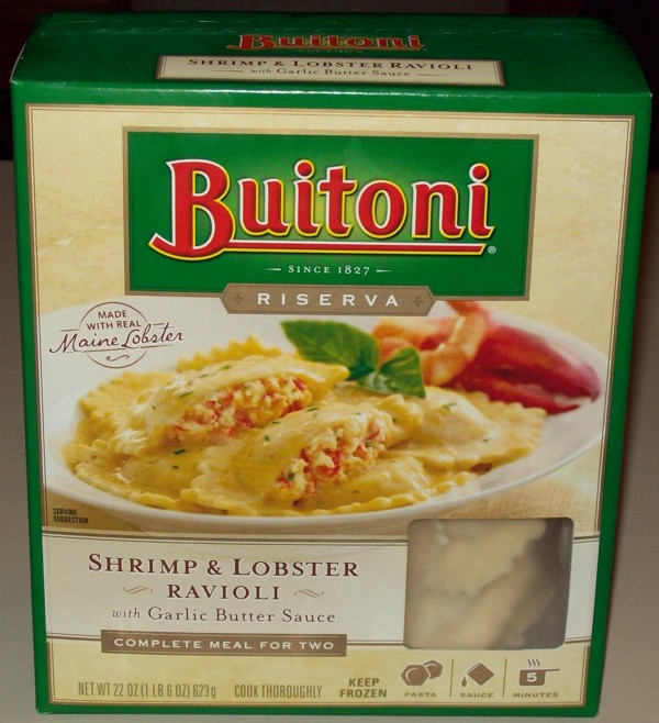 Ramen Butterfly Buitoni Riserva Shrimp & Lobster Ravioli w/ Garlic
