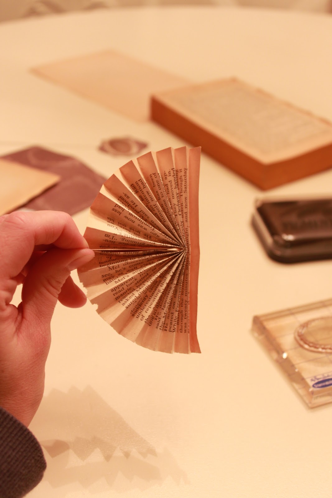 Book Page Christmas Ornament Tutorial... Love of Family & Home