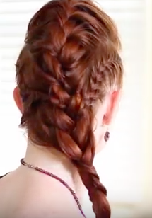 Lagertha S French Braid Faux Hawk Vikings Hairstyle Tutorial