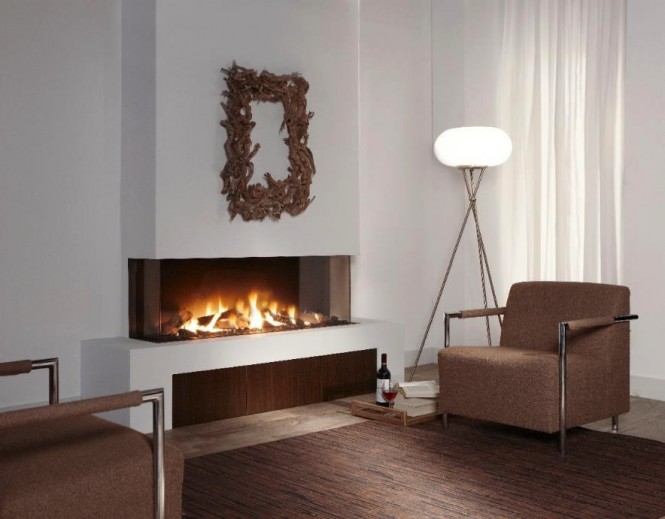 Visión Interiorista: Chimeneas minimalistas