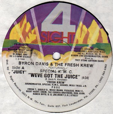 Byron Davis And The Fresh Krew – We've Got The Juice (1988, VLS, 192)