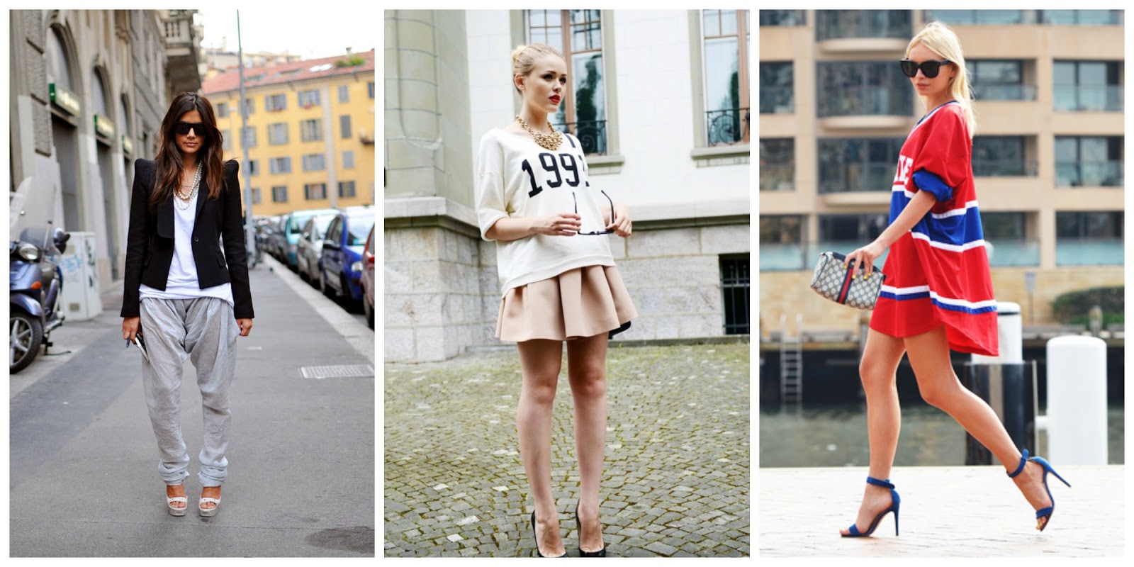 STREET STYLE INSPIRATION; SPORT CHIC.