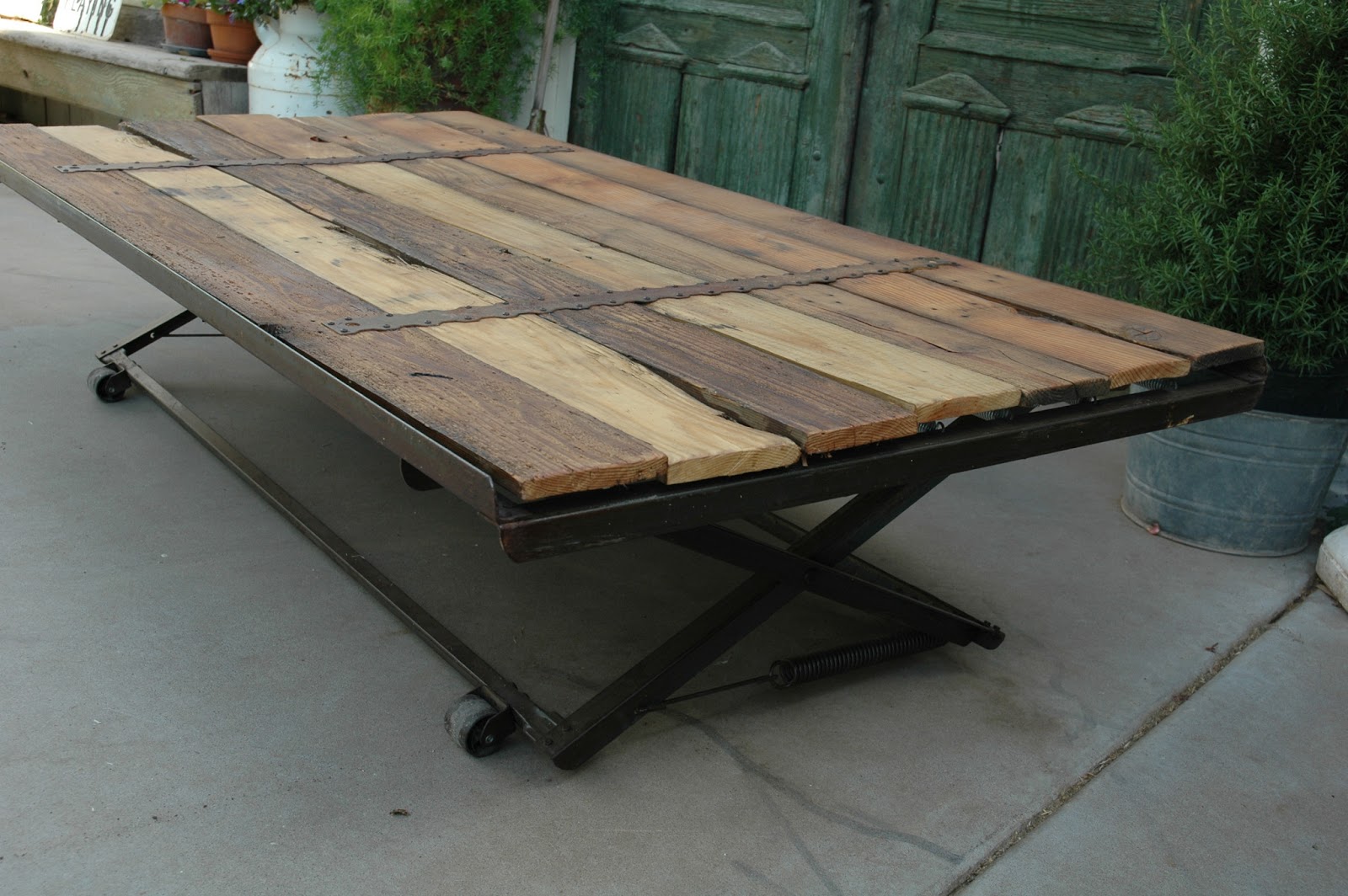 My Moon Vintage Home Coffee Table made from Old Trundle Bed Frame