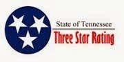 THREE STAR RATED BY THE STATE OF TENNESSEE