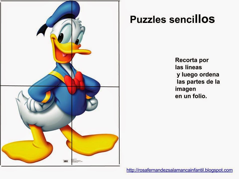 Maestra de Infantil PuzzlesRompecabezas sencillos para infantil.