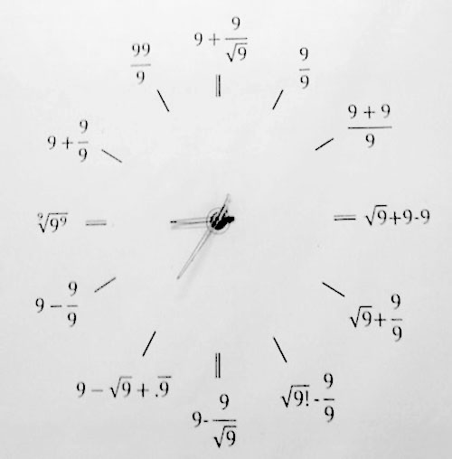 Amazing Mathematical Clock - Facts Pod